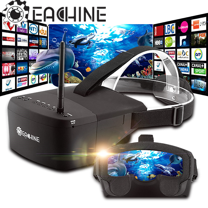 Eachine EV800 5 Inches 800x480 - Skyzone Sky04O Pro Fpv Goggles 评论和价格